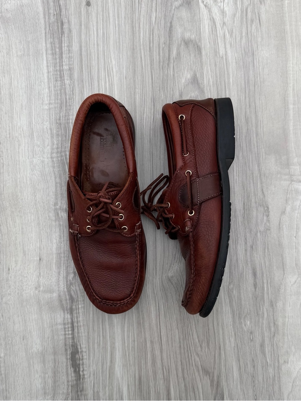 Allen Edmonds premium leather boat shoes